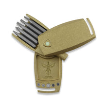 Load image into Gallery viewer, D Rocket Knife Tool - Brass - Stonewashed