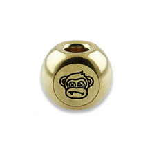 Load image into Gallery viewer, Wise Monkeys Bead - Brass