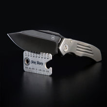 Load image into Gallery viewer, Dog Tag Tool - Titanium - Thunder Sky