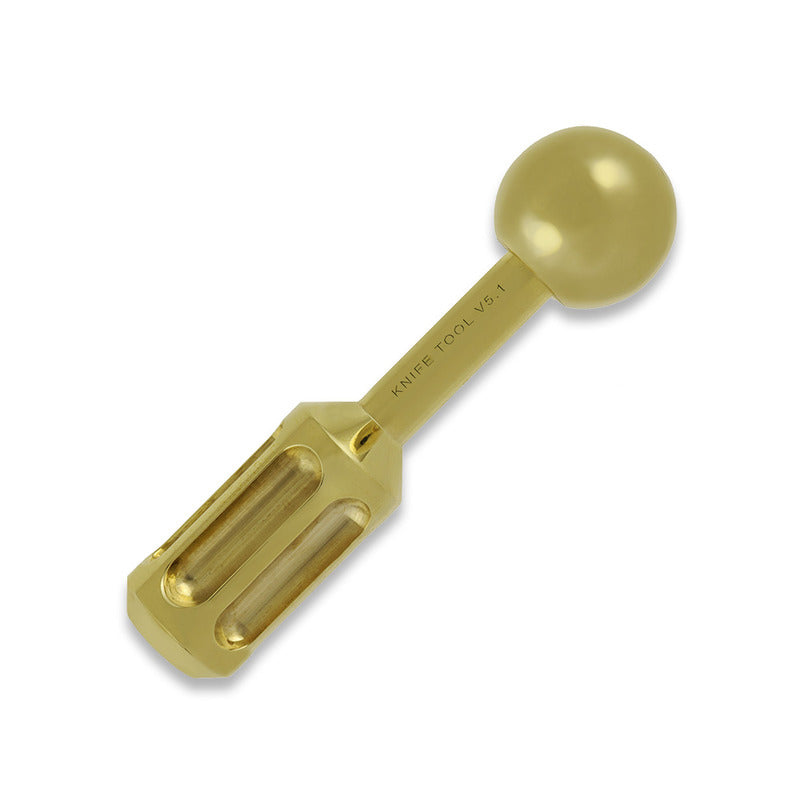 Knife Tool V5.1 - Brass - Hand Polished