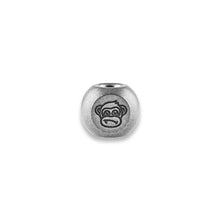 Load image into Gallery viewer, Wise Monkeys Bead - Titanium
