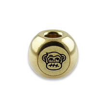 Load image into Gallery viewer, Wise Monkeys Bead - Brass
