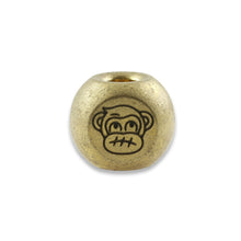 Load image into Gallery viewer, Wise Monkeys Bead - Brass
