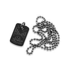 Load image into Gallery viewer, Dog Tag Pendant - Titanium PVD - Norppa
