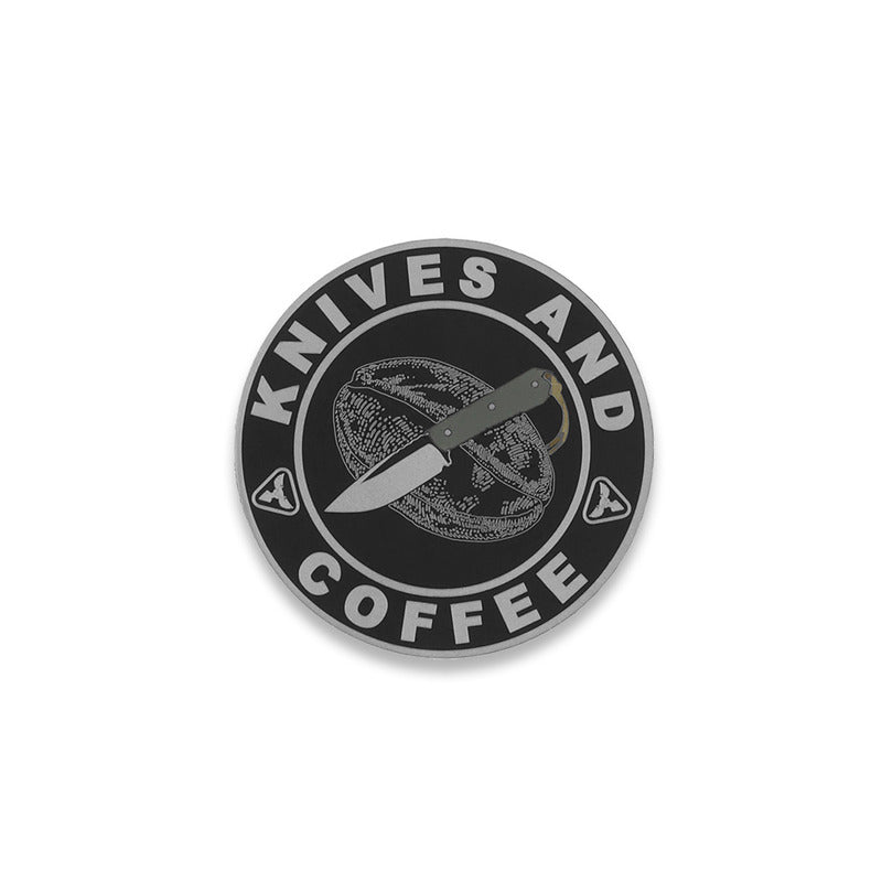 Patch - Titanium - Knives and Coffee