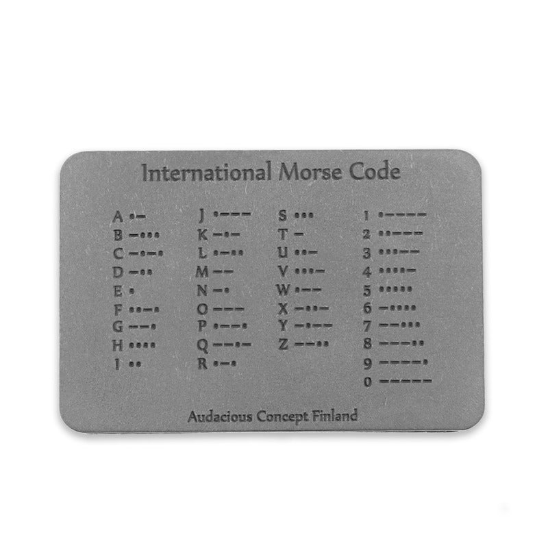 Patch - Titanium - Morse