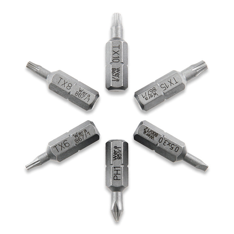 Set of Wera Standard 1/4 Bits