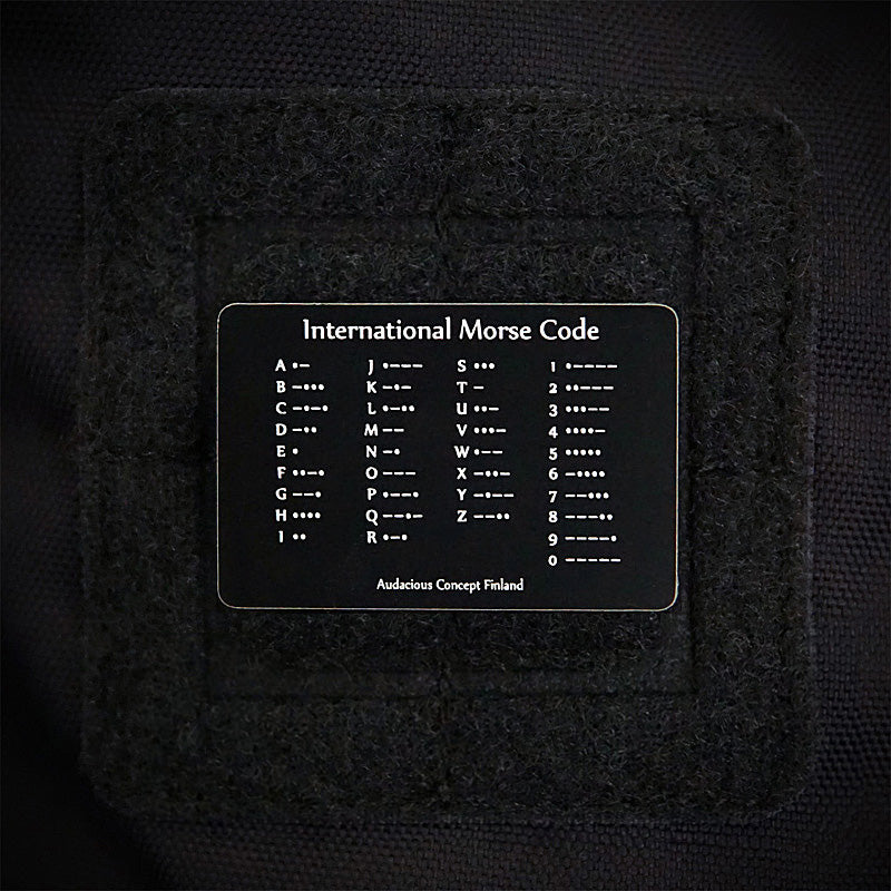 Patch - Aluminium - Morse – Audacious Concept