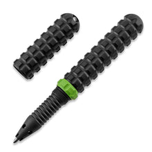 Load image into Gallery viewer, Tenax Pen Titanium, Black Body, Lime Ring
