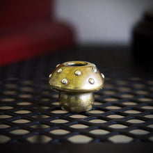 Load image into Gallery viewer, Amanita Bead - Brass
