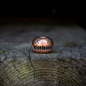 Smiley Bead Small - Copper