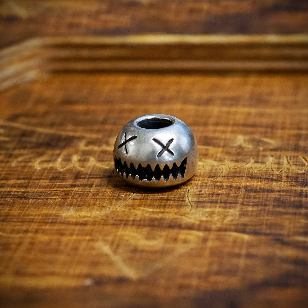Smiley Bead Small - Sterling Silver