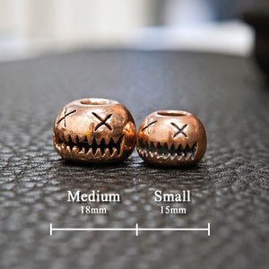 Smiley Bead Medium - Copper